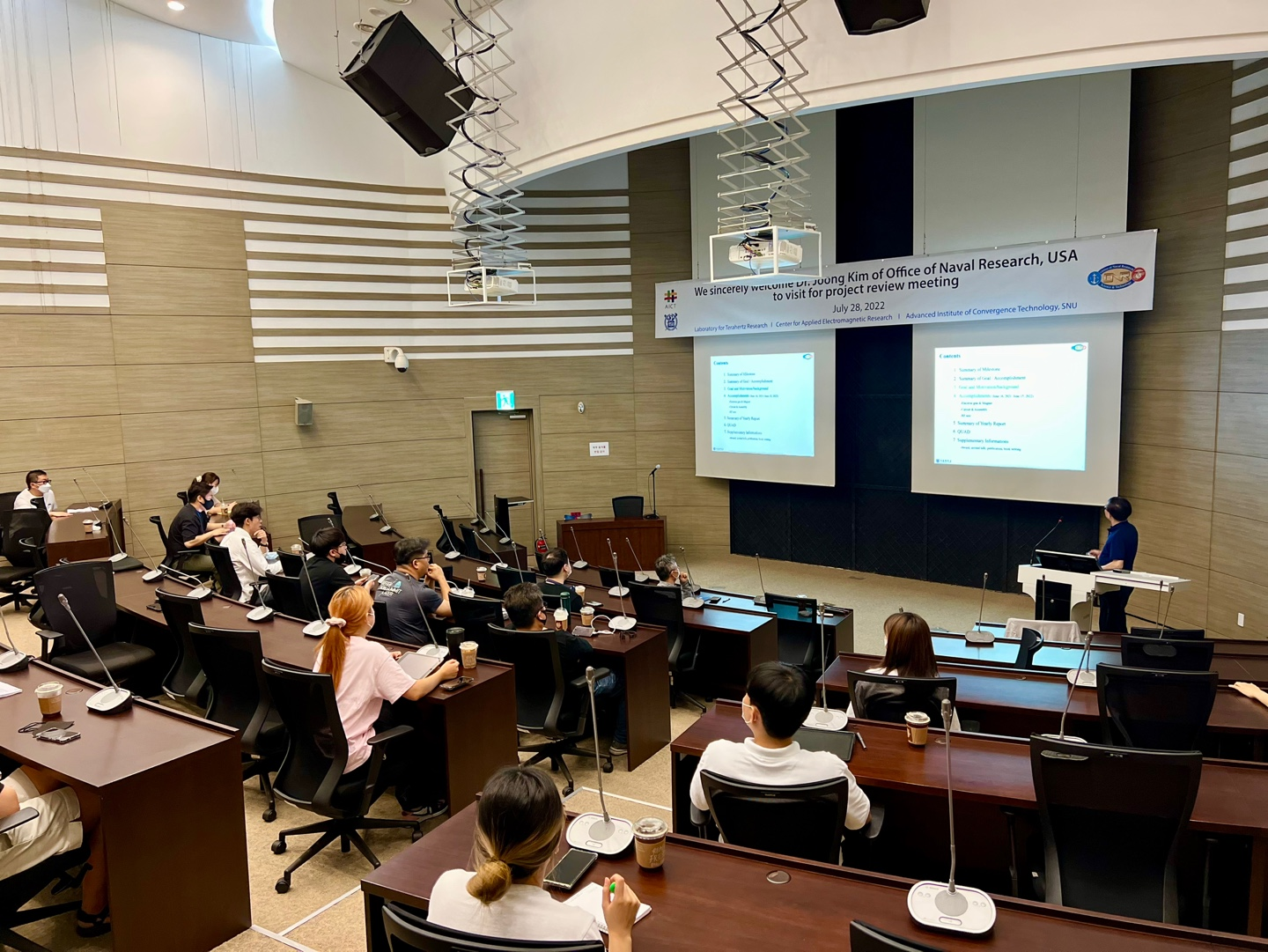 [2022.07.28] Office of Naval Research (ONR) 김중 박사 파동응용연구센터 방문